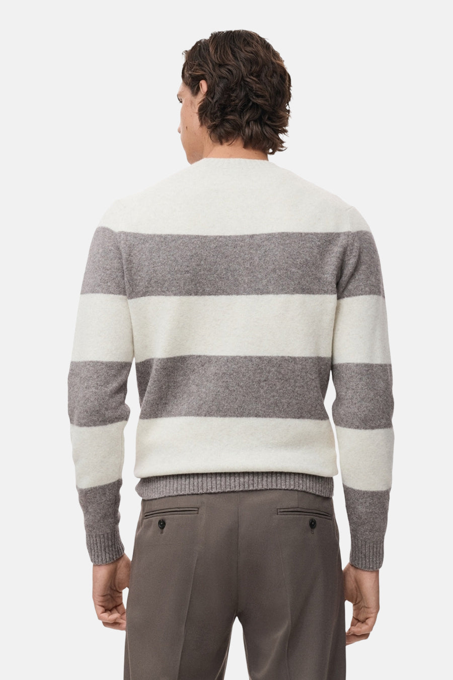 Pull à col rond - multicolore - MANGO - 3