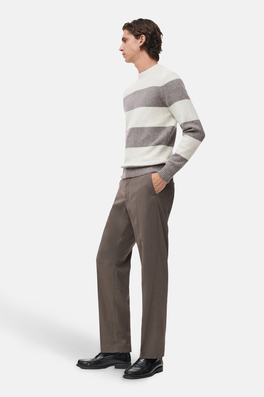 Pull à col rond - multicolore - MANGO - 4