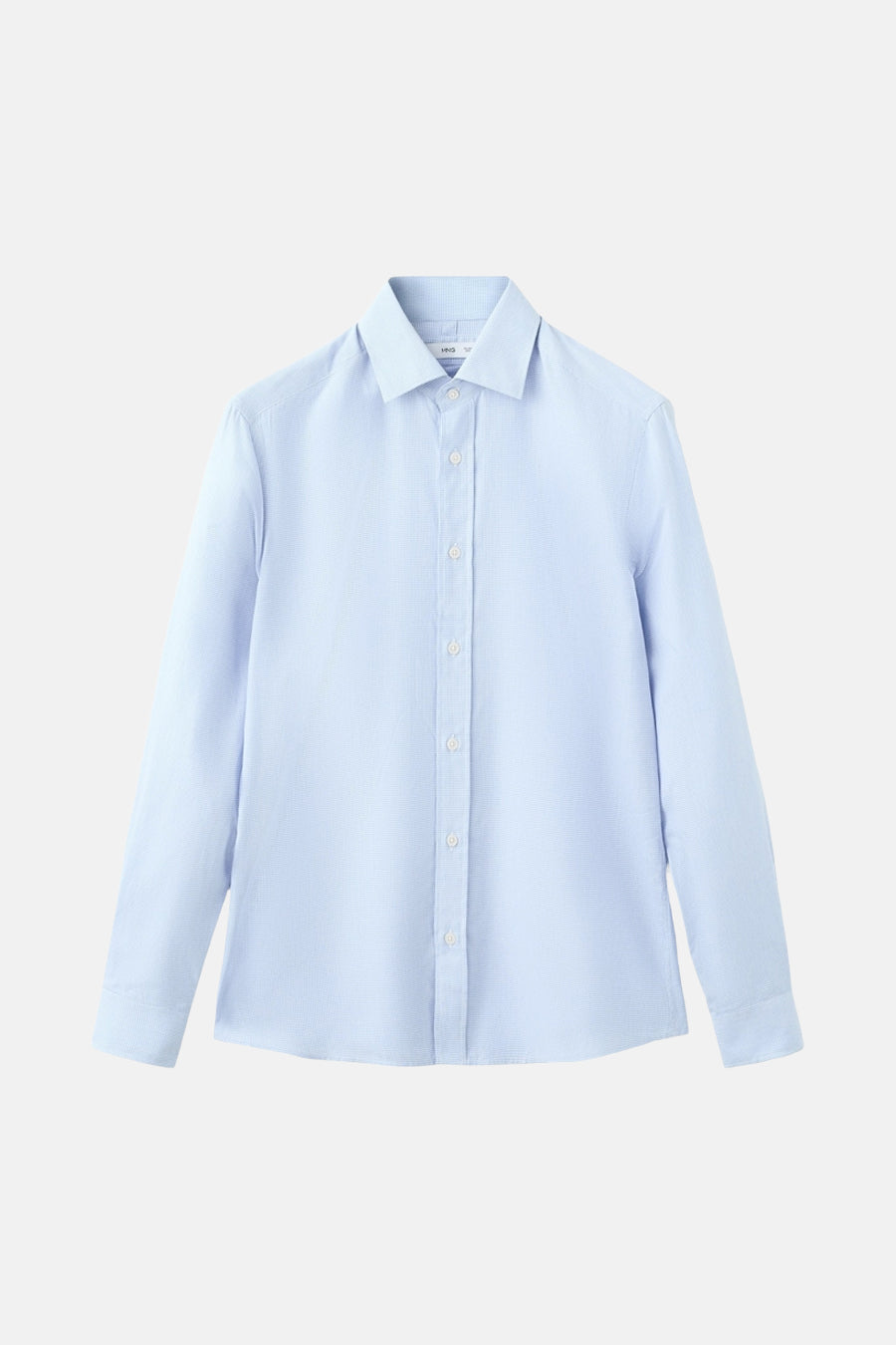 Chemise à manches longues - bleu - MANGO - 6