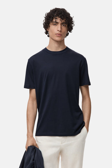 T-shirt (manches courtes) Bleu - MANGO