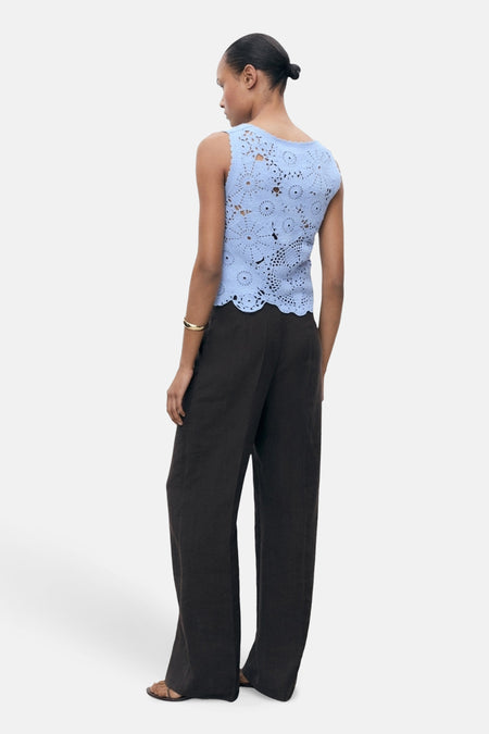 Top (sans manches) Bleu - MANGO