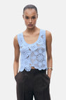 Top (sans manches) Bleu - MANGO