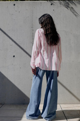 Chemise à manches longues - Rose