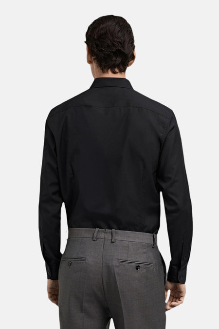 Chemise (manches longues) noir - MANGO
