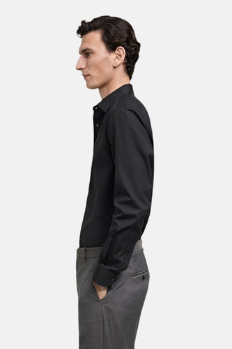 Chemise (manches longues) noir - MANGO - MANGO