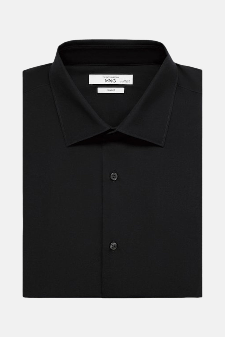 Chemise (manches longues) noir - MANGO - MANGO