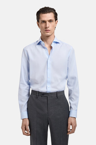 Chemise à manches longues - bleu