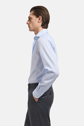 Chemise à manches longues - bleu - MANGO