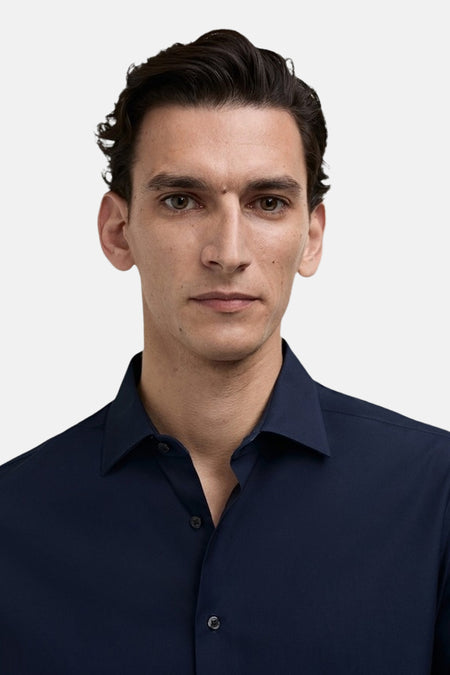 Chemise (manches longues) Bleu - MANGO