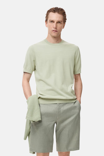 T-shirt à manches courtes - vert - MANGO