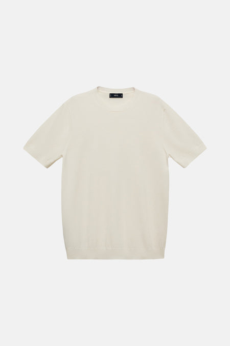 T-shirt à manches courtes - Écru
