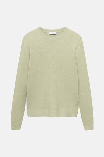 Pull à col rond - vert - MANGO
