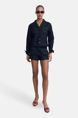 Veste en jean - Dark blue denim - MANGO