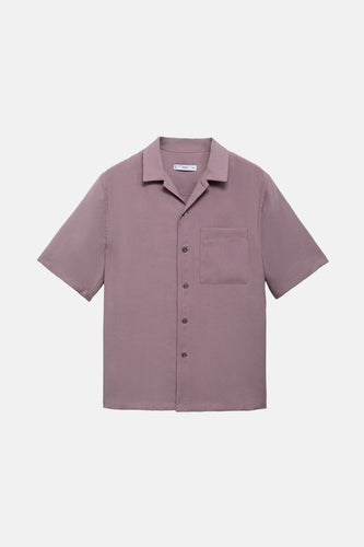 Chemise à manches courtes - violet - MANGO