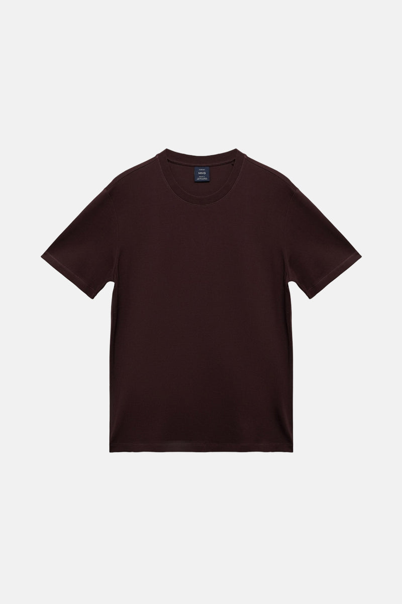 T-shirt à manches courtes - bordeaux