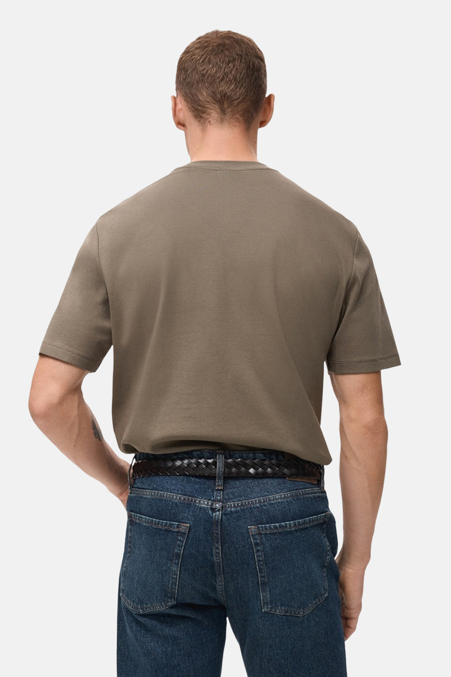 T-shirt à manches courtes - Kaki - MANGO - 3