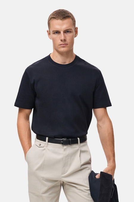 T-shirt (manches courtes) Bleu - MANGO