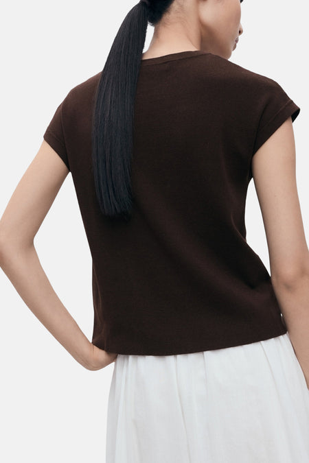Top - brun