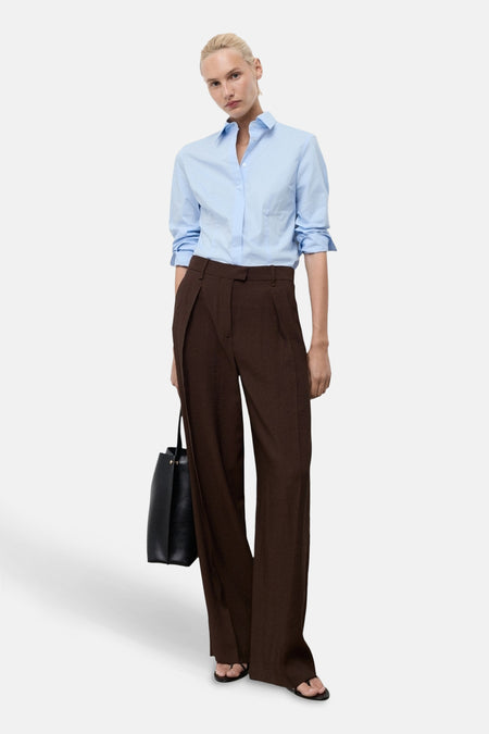 Chemise à manches longues - bleu