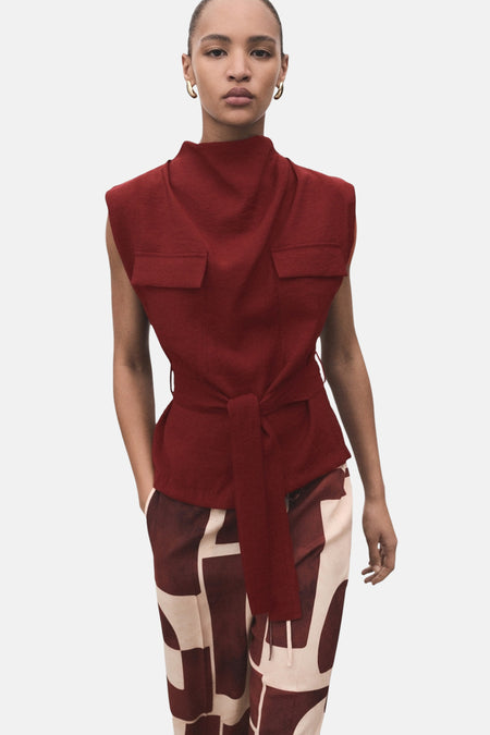 Blouse - bordeaux