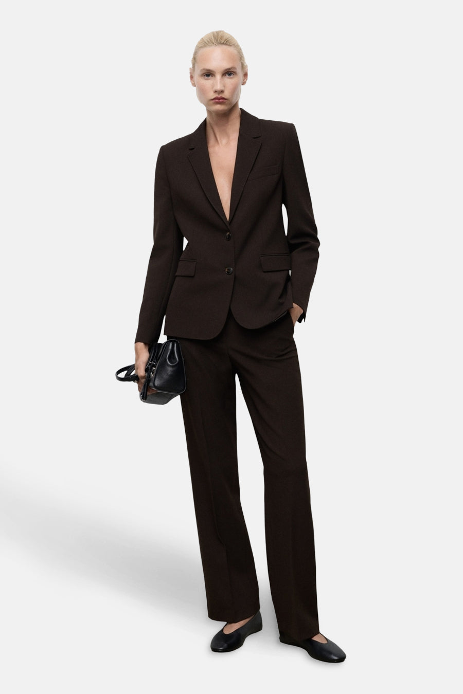 Blazer - brun - MANGO