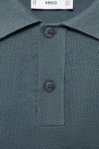 Pull à col rond - vert - MANGO