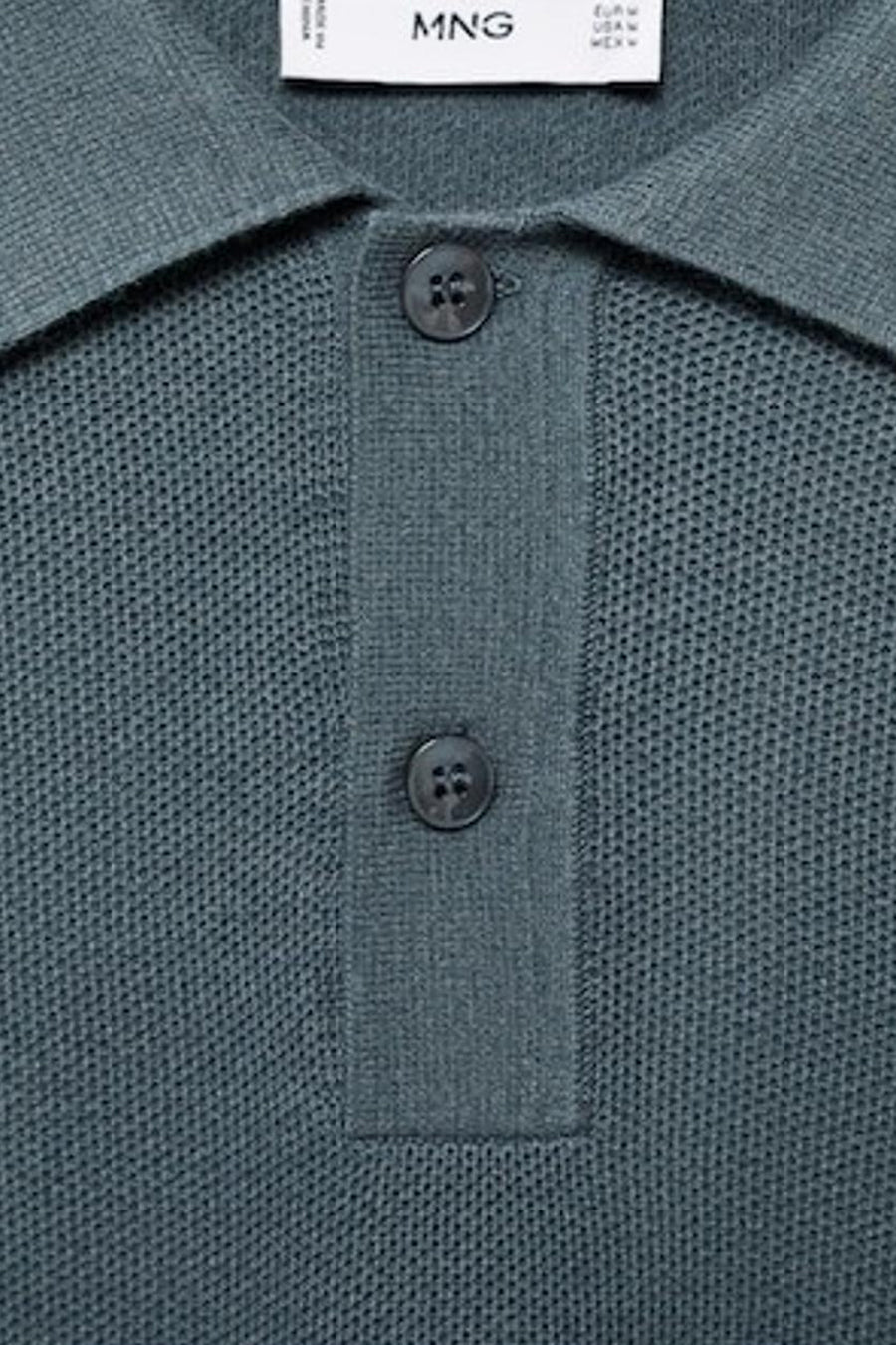 Pull à col rond - vert - MANGO