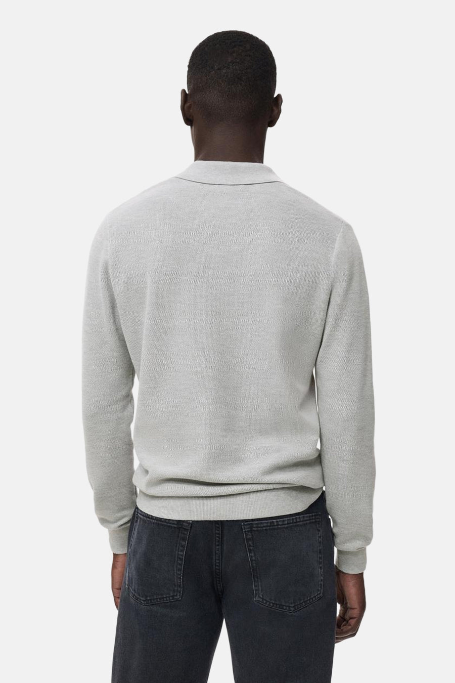 Pull à col rond - gris - MANGO - 3