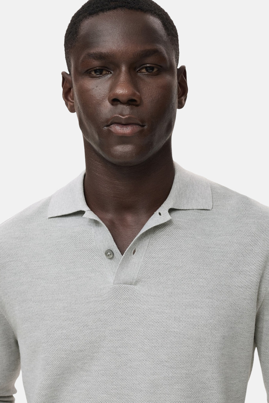 Pull à col rond - gris - MANGO - 4