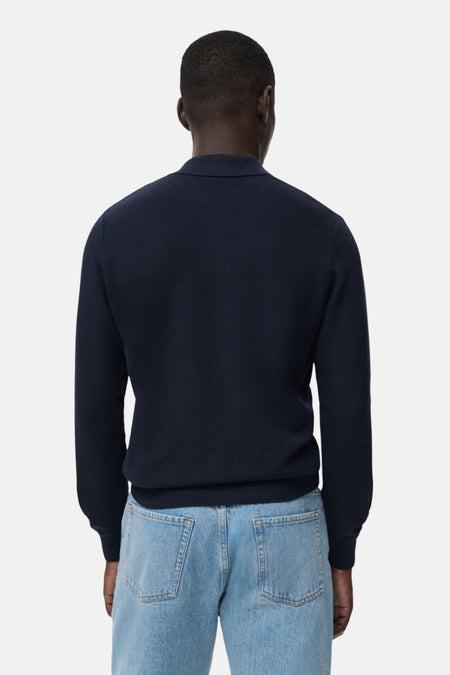 Pull à col rond - bleu