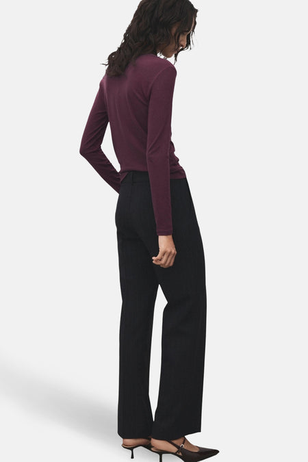 T-shirt à manches longues - bordeaux