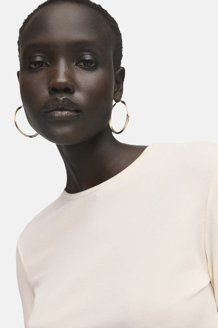 T-shirt à manches longues - beige