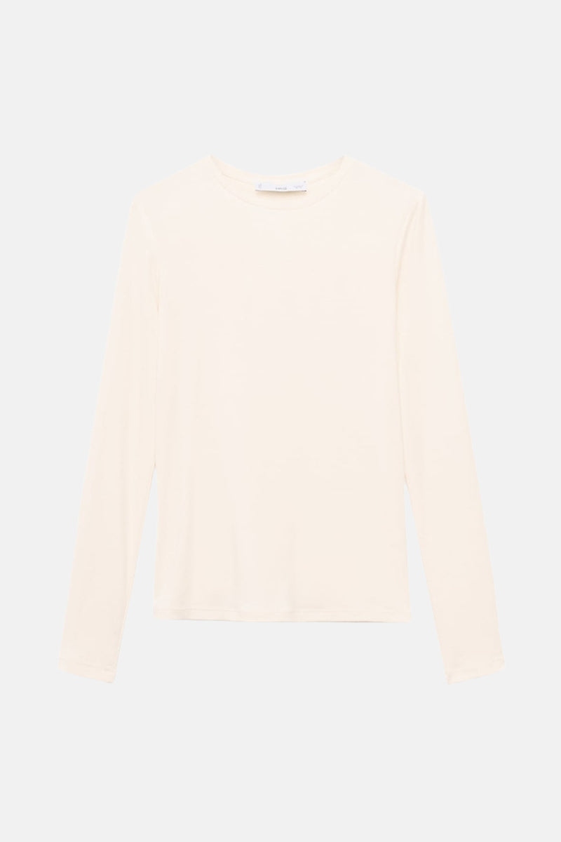T-shirt à manches longues - beige