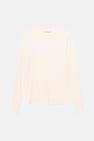Top uni manche longue beige - MANGO