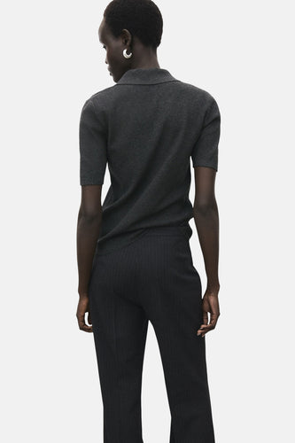 Pull à col rond - gris - MANGO - 5