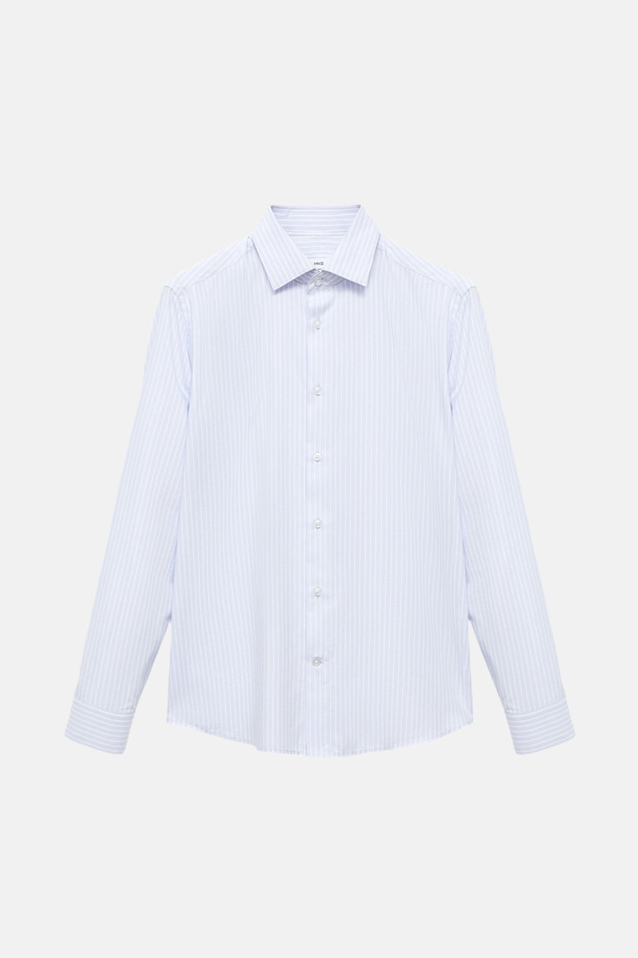 Chemise à manches longues - Bleu - MANGO