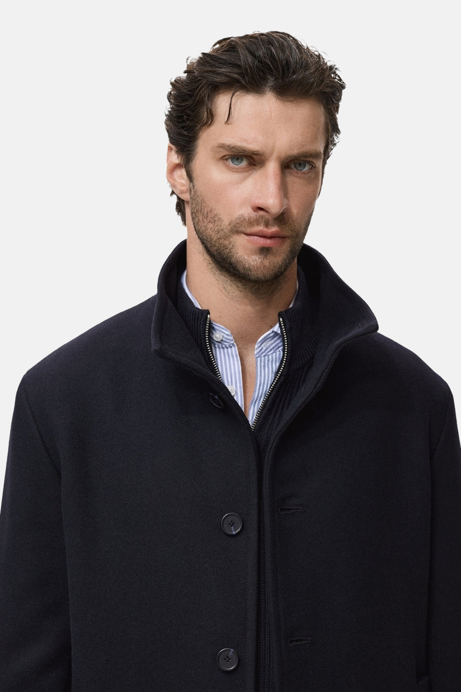 Manteau - bleu - MANGO