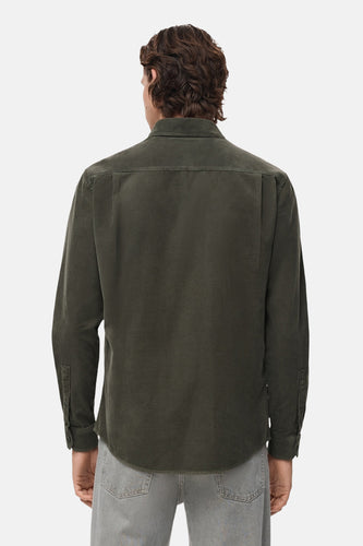 Chemise à manches longues - vert - MANGO - 5