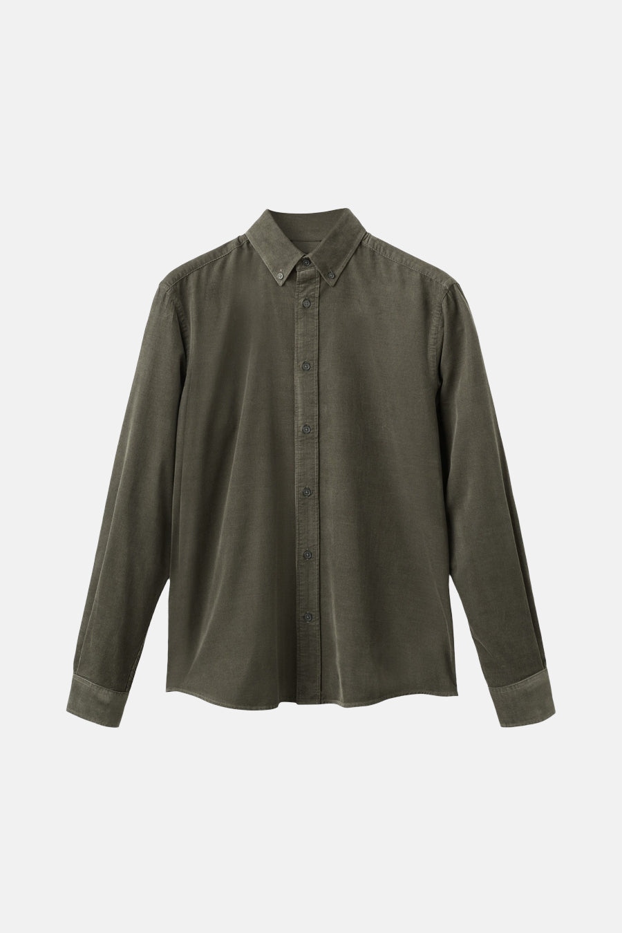 Chemise à manches longues - vert - MANGO - 5