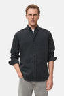 Chemise à manches longues - gris