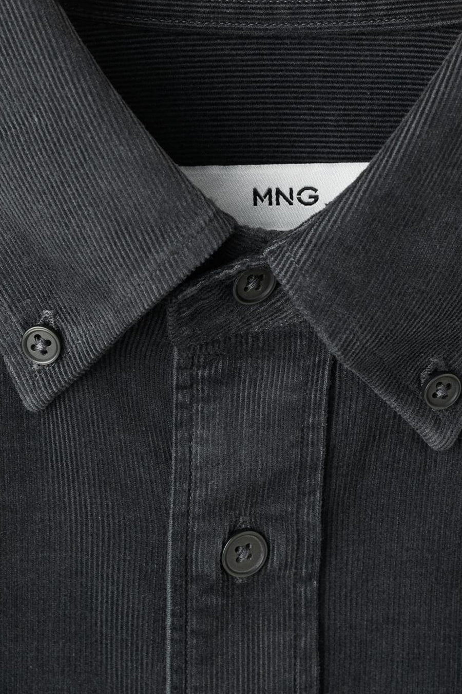 Chemise à manches longues - gris - MANGO - 4