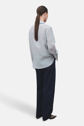 Chemise à manches longues - bleu - MANGO