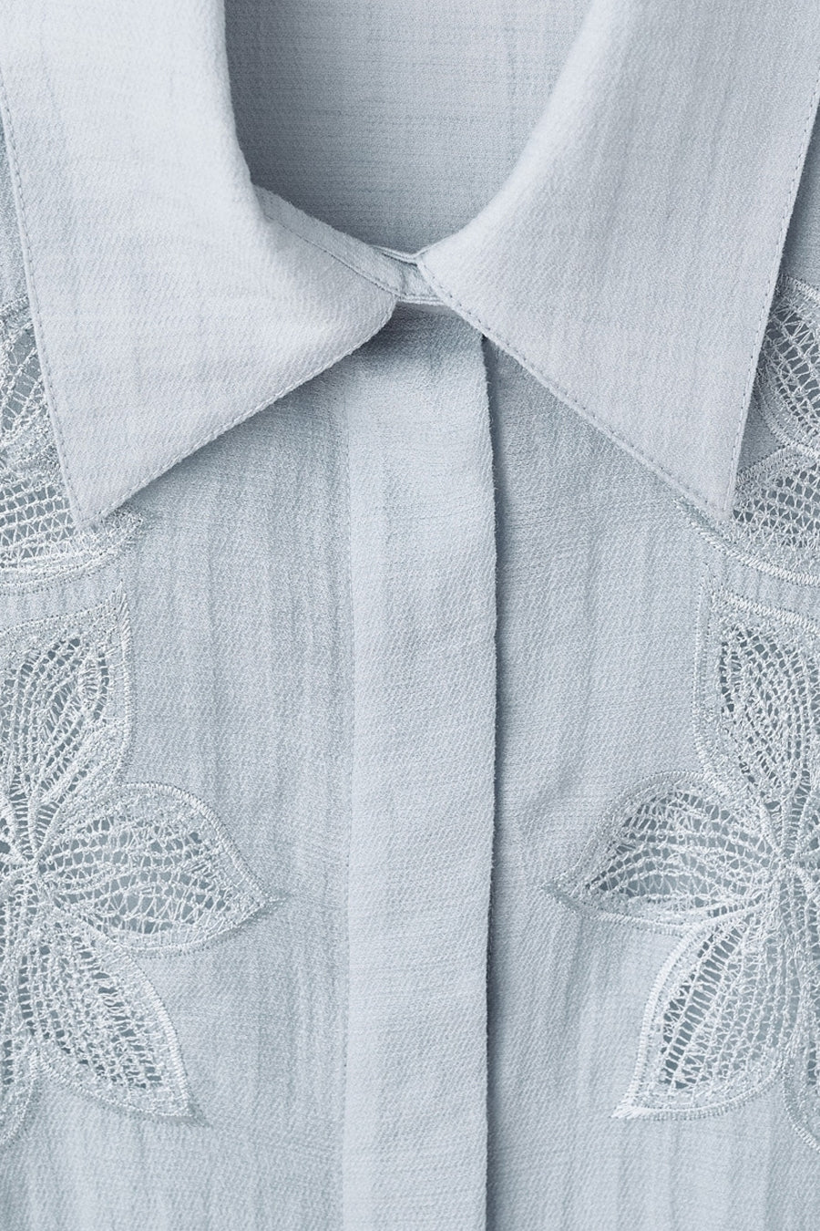 Chemise à manches longues - bleu - MANGO