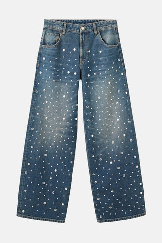 ELINA - mid blue denim - MANGO