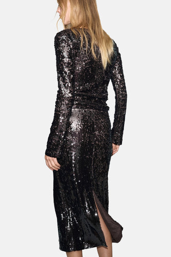 Chemisier (manches longues) brun - MANGO