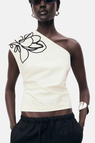 Blouse - Écru - MANGO - 7