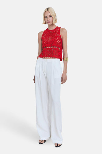 Blouse - rouge