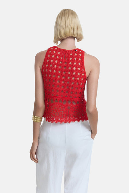 Blouse - rouge