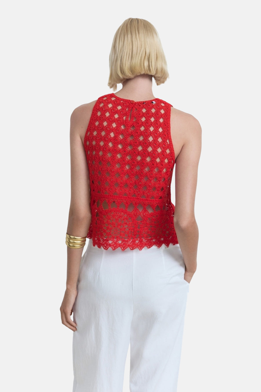 Blouse - rouge - MANGO - 3