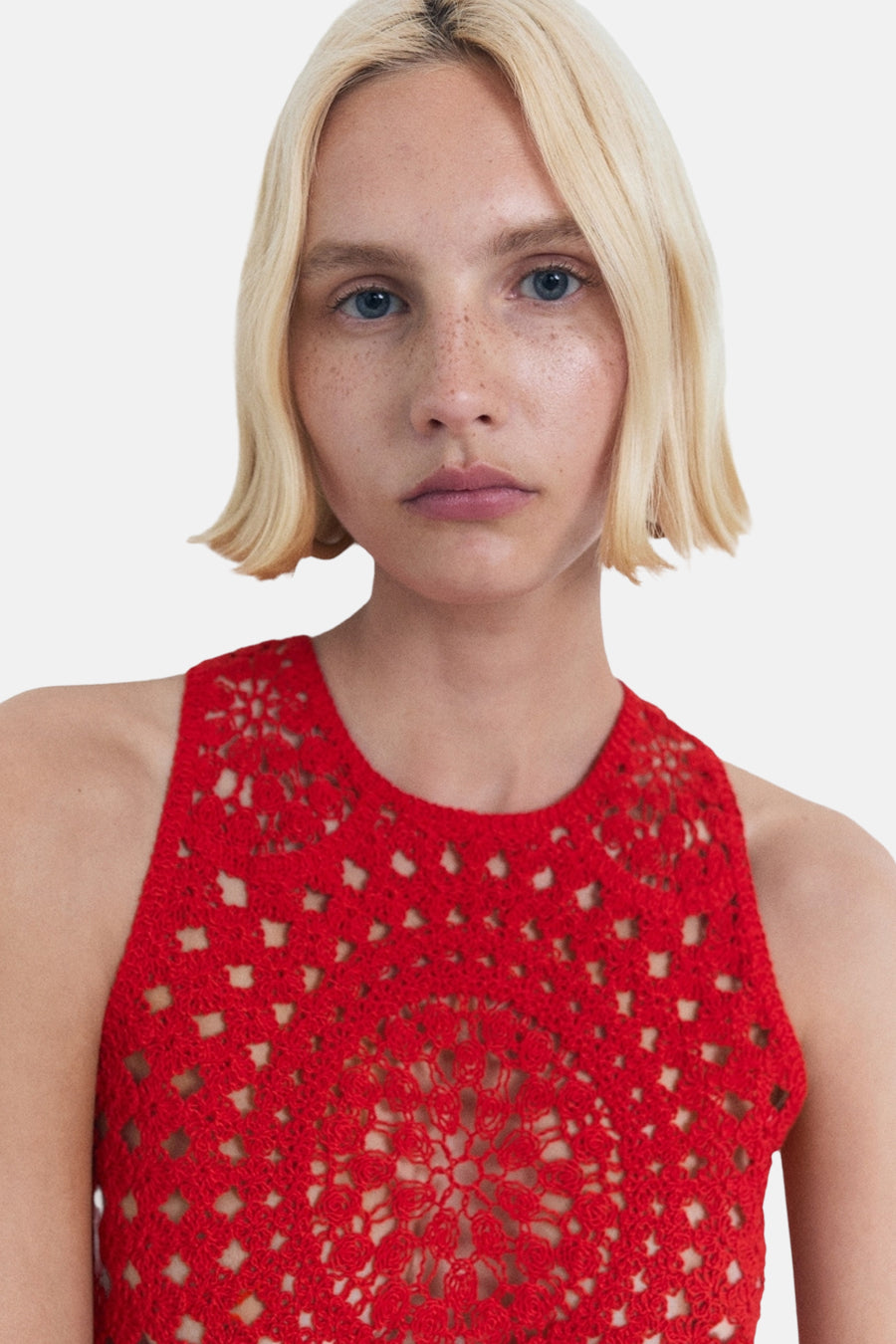 Blouse - rouge - MANGO - 4